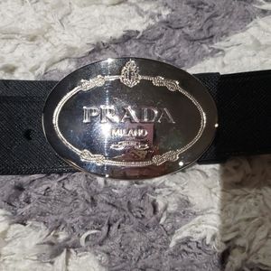 Authentic Men Prada leather belt